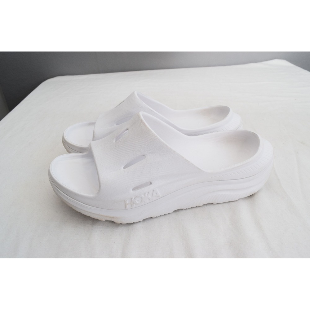 Hoka Ora Recovery Slide 3 Mens 8 White Men Cushion Sport Sandals
